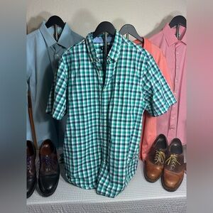 mens chaps button down shirt xl